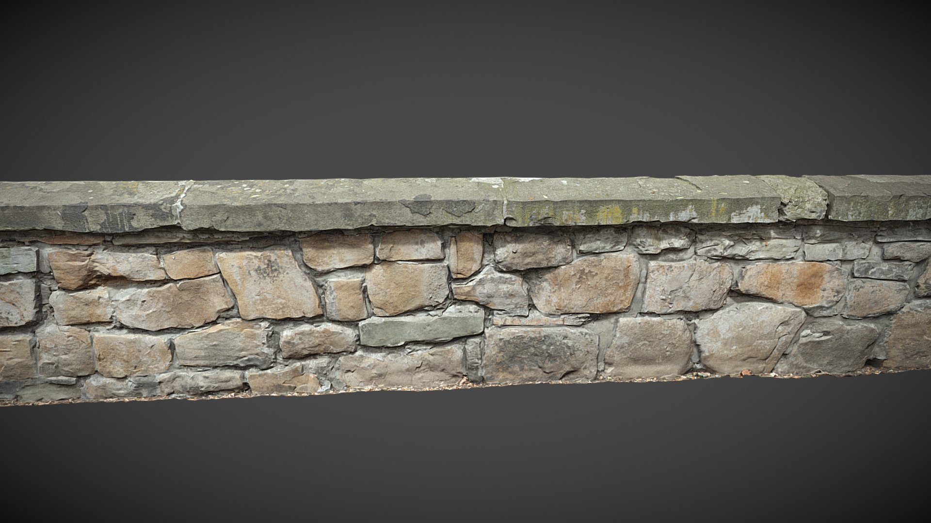 3D scan of part of an older damaged wall made of pieces of stone covered with concrete blocks.

Reconstructed from 98 DSLR images.

8k texture and normal 3d model