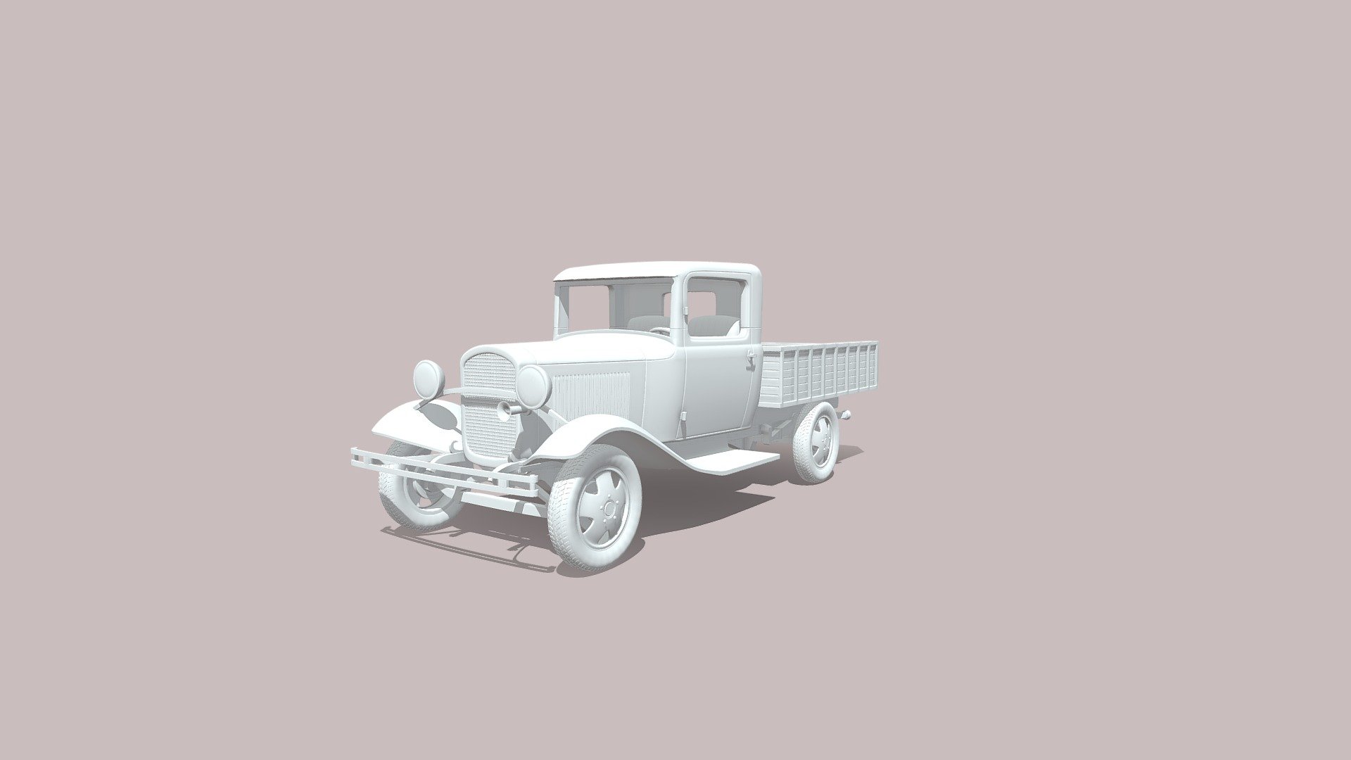 I made a Ford pickup truck for 3D printing, it turned out very nice, as well as it has a removable roof - Ford Pickup - 3D model by DjEk_VoRobey 3d model