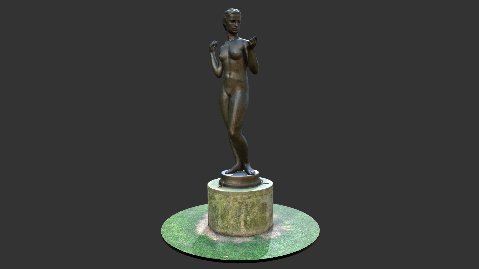 Rolande by Robert Wlérick (1882-1944)

The real statue is on display at the Parc Albert Michallon (Garden Michallon) of the museum of Grenoble (France) - Bronze woman statue - 3D model by Ivan DINH (@ivandinh) 3d model