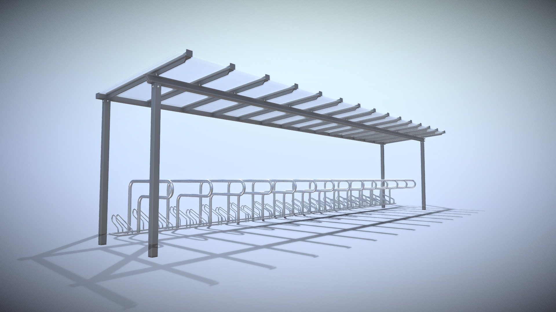Here is bike stand 1.




version 9

with glass roof

width 10800mm






created with the modulare bicycle stand construction kit



Modeled and textured by 3DHaupt in Blender-3D - Bicycle Stand [1] Version [9] Glass Roof 10800mm - Buy Royalty Free 3D model by VIS-All-3D (@VIS-All) 3d model