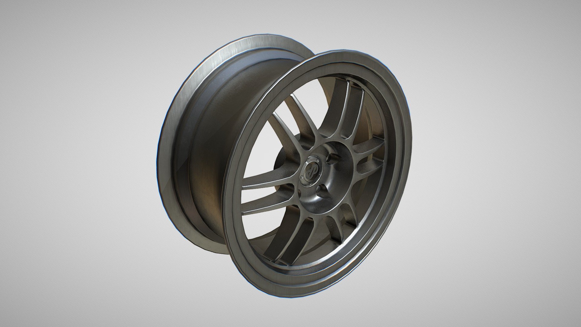 A 3D Low Poly model of a Rim type Enkei model RPF1 size 17 inches diameter and 8 inches depth. Made within Blender - ENKEI RPF1 - Buy Royalty Free 3D model by Mozzarellarch 3d model