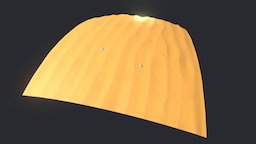 Stylized dunes/sand material
