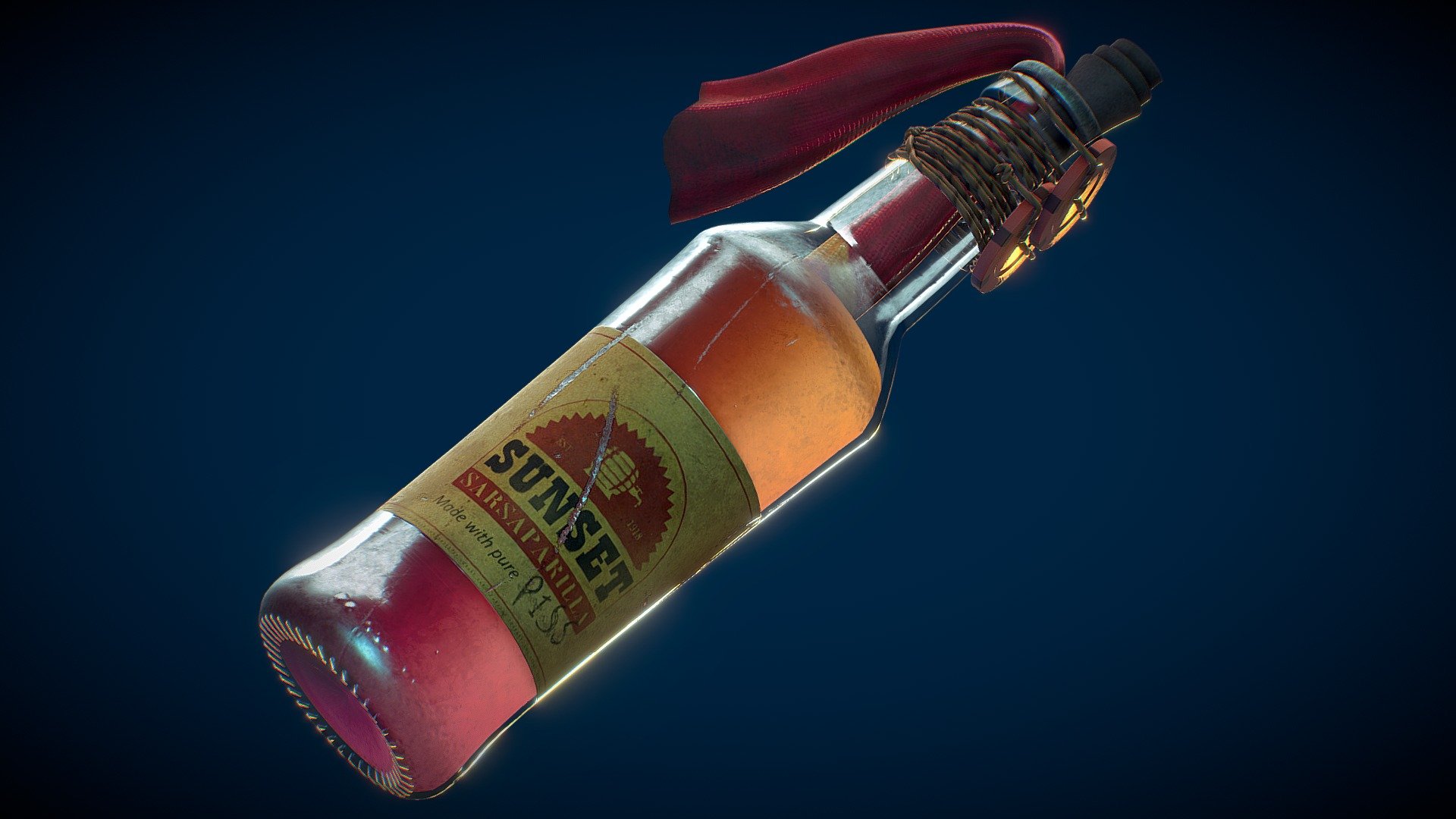 This is my own take on the Fire Bomb from the Fallout series.
Its made of a Sunset Sarsaparilla bottle, legion flag fabric and TOPS Casino chips.

Click me for more pictures

PBR / 2K Textures - Fanart - Fallout - Fire Bomb - 3D model by Sebastian Irmer (@.sebastian.) 3d model