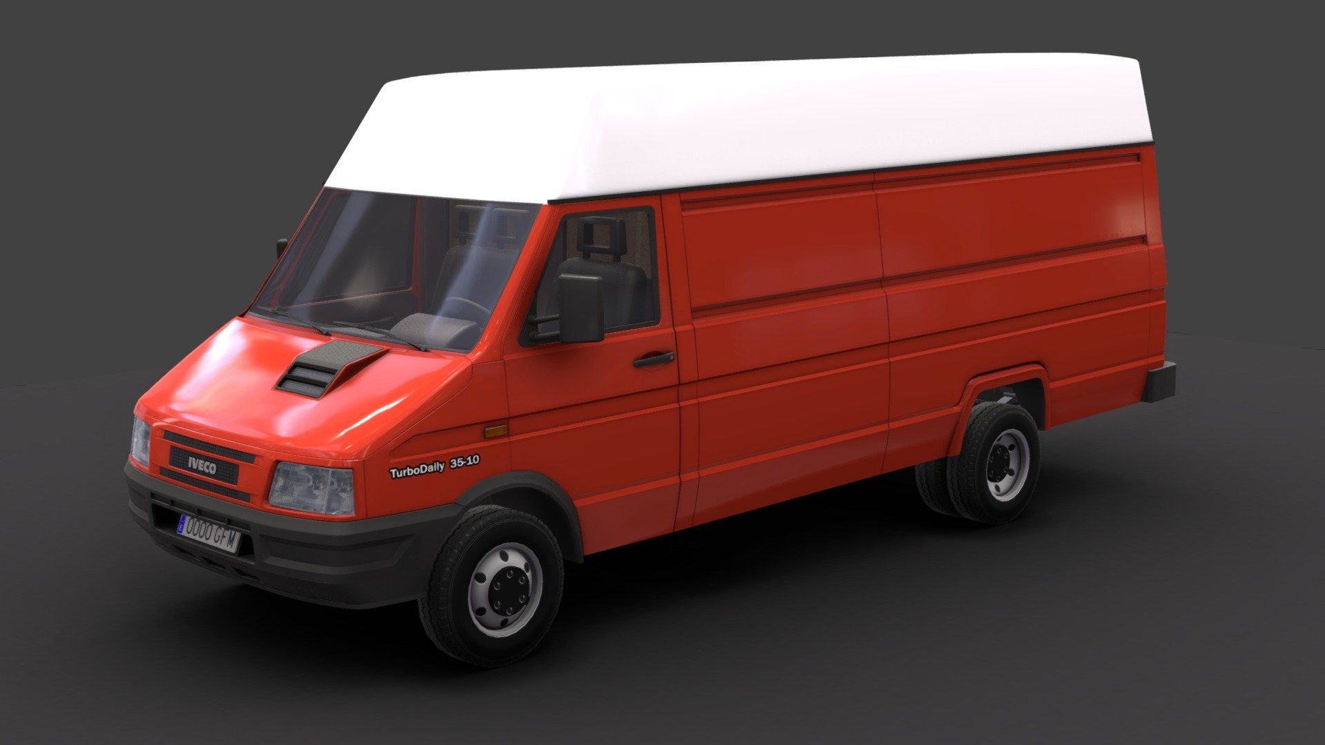 Iveco Daily Van - Buy Royalty Free 3D model by codexito 3d model