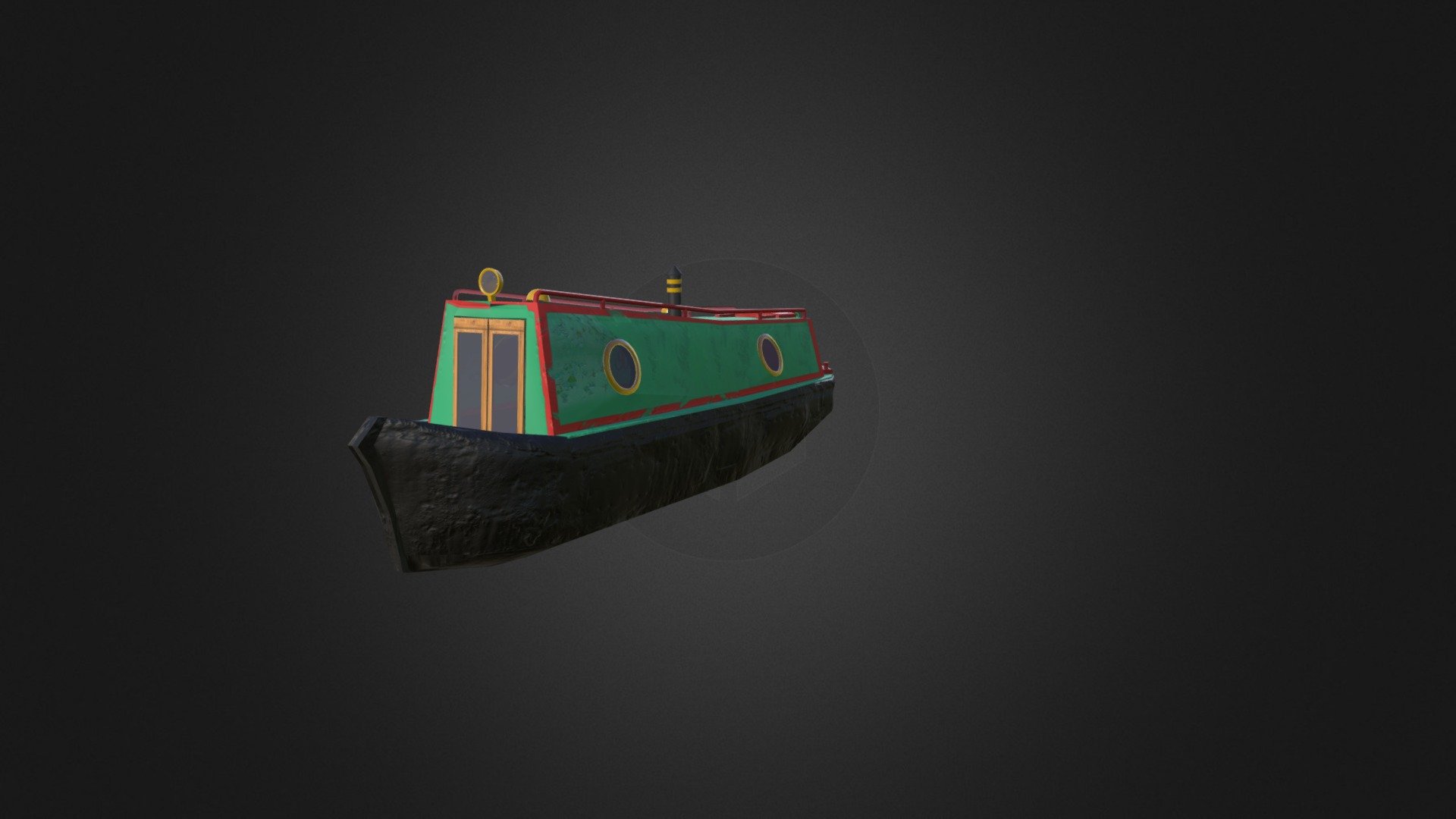 Another experiment - Narrow Boat WIP - 3D model by WrongToy (@dan.john.roberts) 3d model