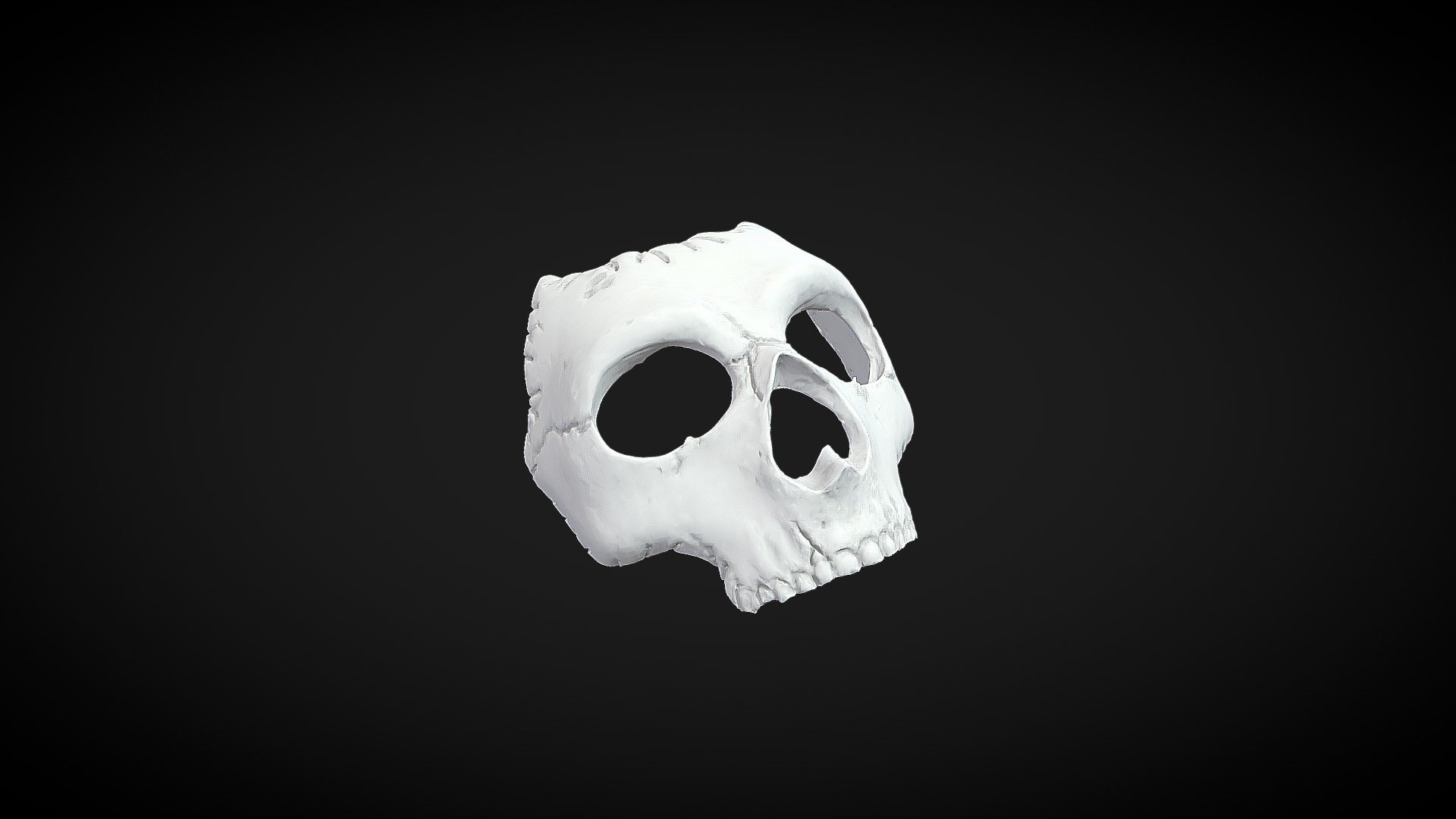 Máscara Ghost Jawbone - MW2019 - 3D model by koldarth 3d model