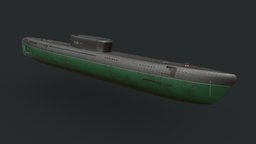 Project 626 Soviet Transport Submarine soviet, transport, vessel, diesel, russian, ussr, 626, cutaway, concept, submarine