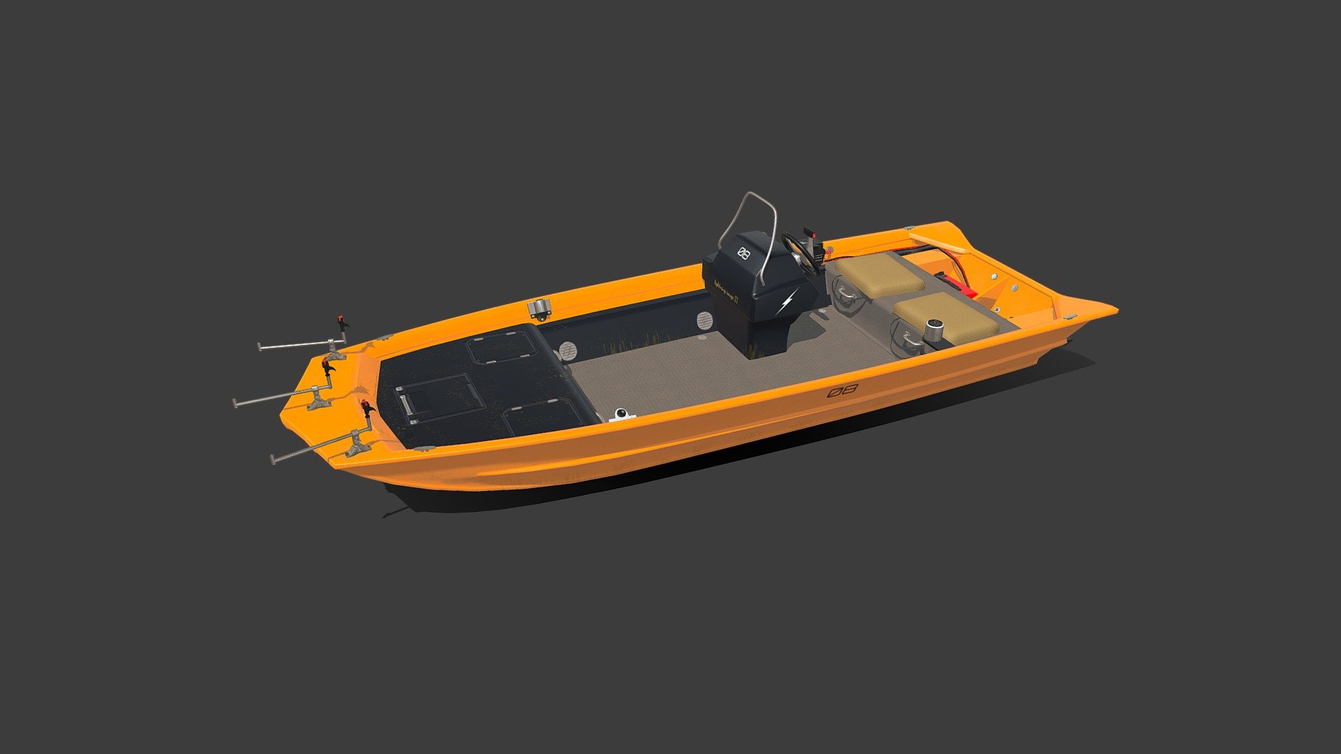 Carp Fishing Boat

textures are in PNG format 4096x4096 PBR metalness 1 set - Carp Fishing Boat - Buy Royalty Free 3D model by MaX3Dd 3d model