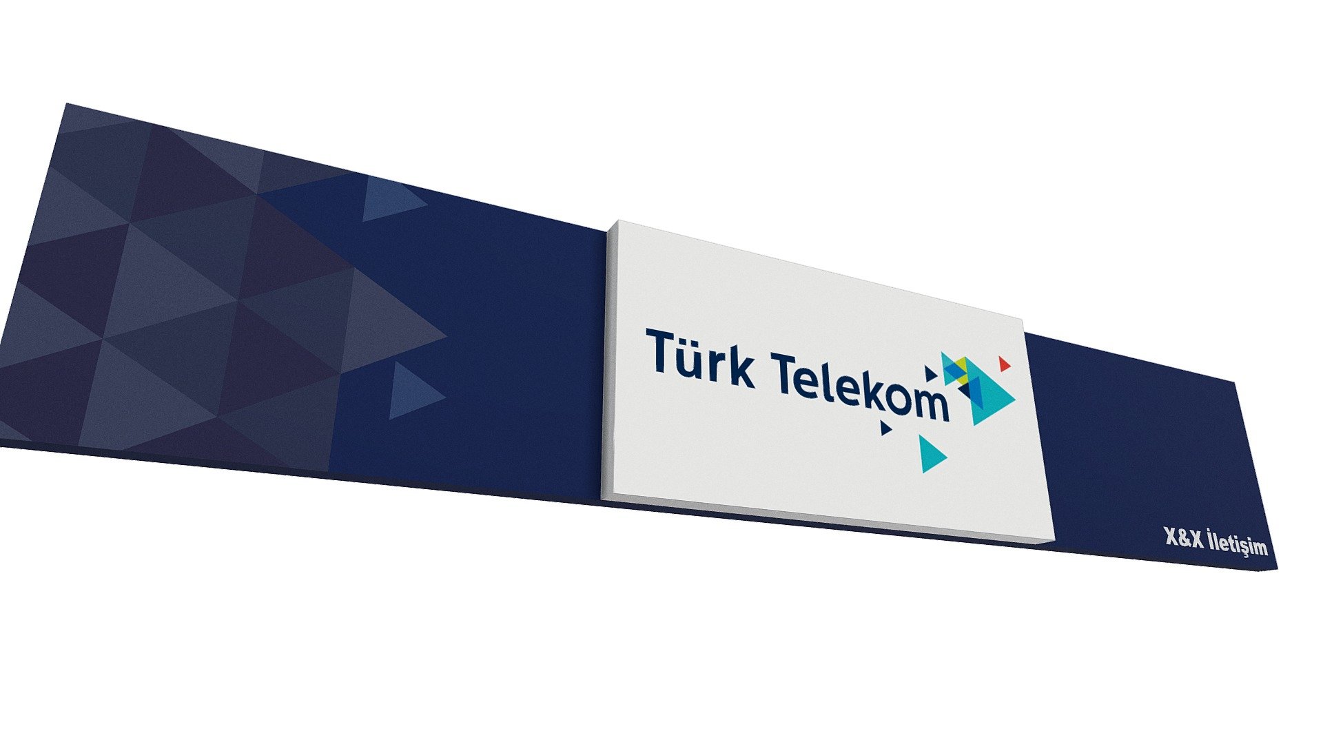 Türk Telekom Dış Tabela Tasarım - 3D model by Zirve Reklam (@zirvetabela) 3d model