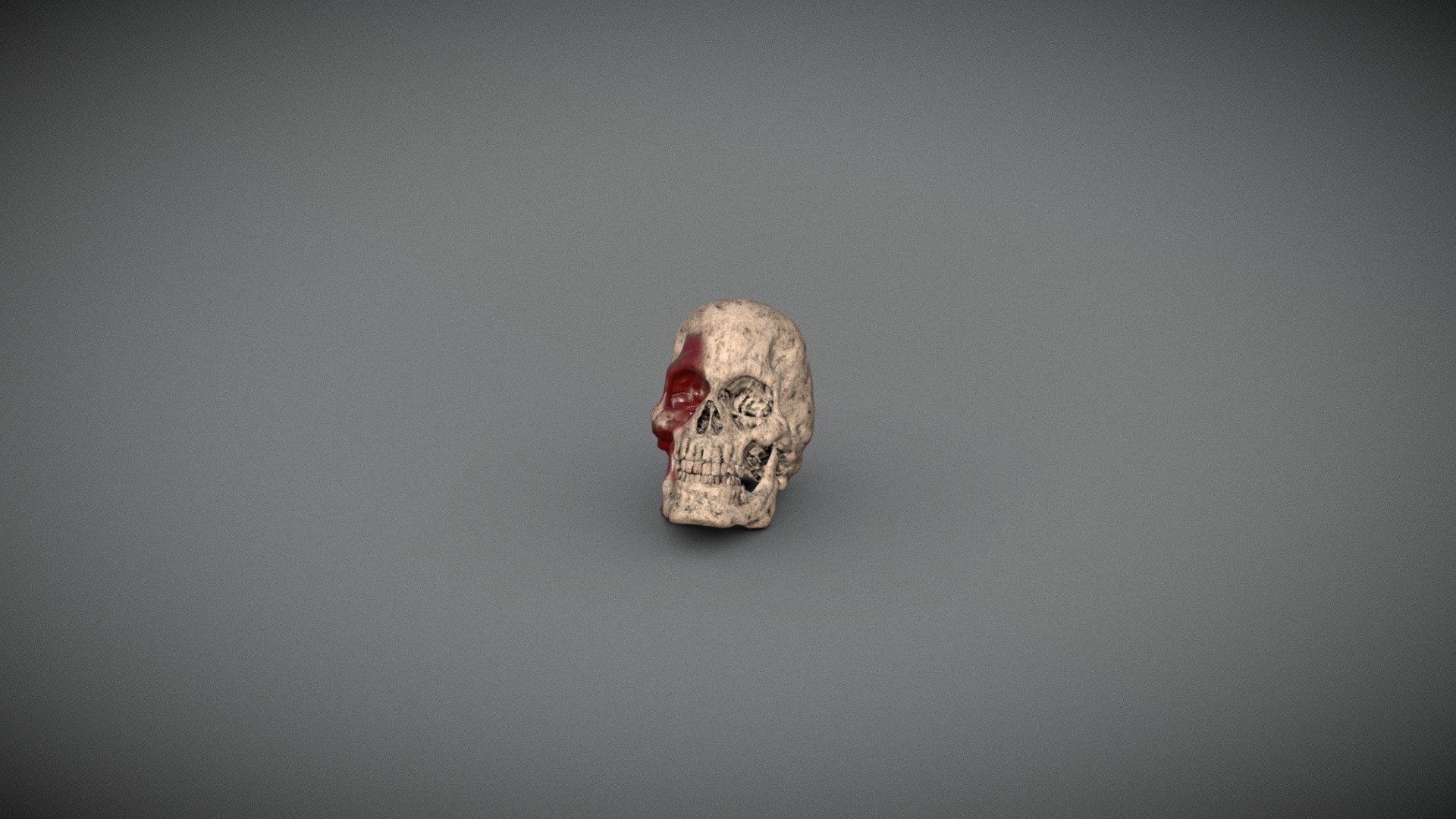 Skull burn - 3D model by Yoo.Kaewsuk 3d model