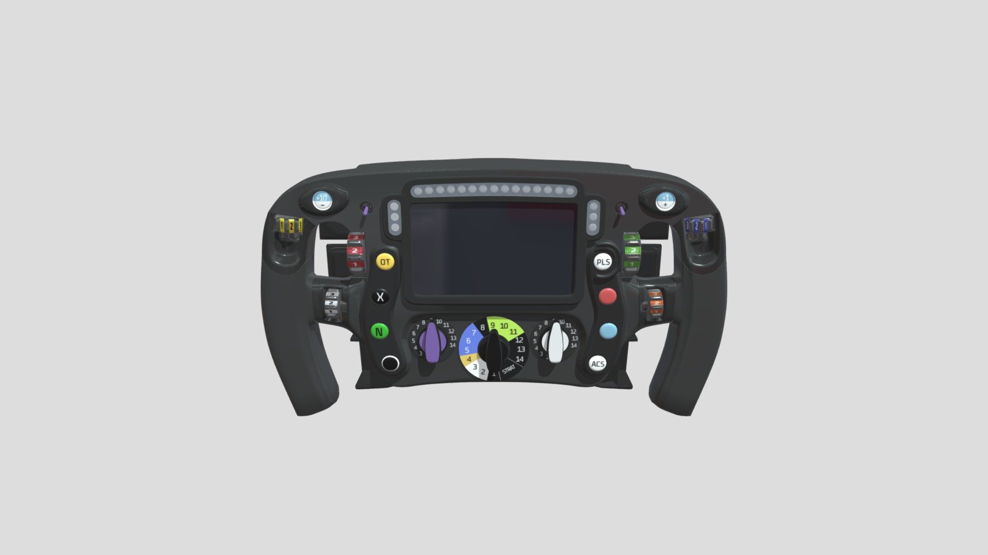 Steering Wheel of McLaren Formula 1 car - McLaren Formula 1 Steering Wheel - 3D model by dhimasdc9 3d model