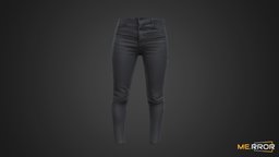 [Game-Ready] Black Skinny Jeans topology, fashion, clothes, pants, ar, skinny, jeans, woman, low-poly, photogrammetry, 3d, lowpoly, scan, 3dscan, gameasset, female, clothing, black, gameready, skinnyjeans, noai, woman_fashion, womanfashion, female_fashion