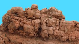 Sandstone mesa megascan