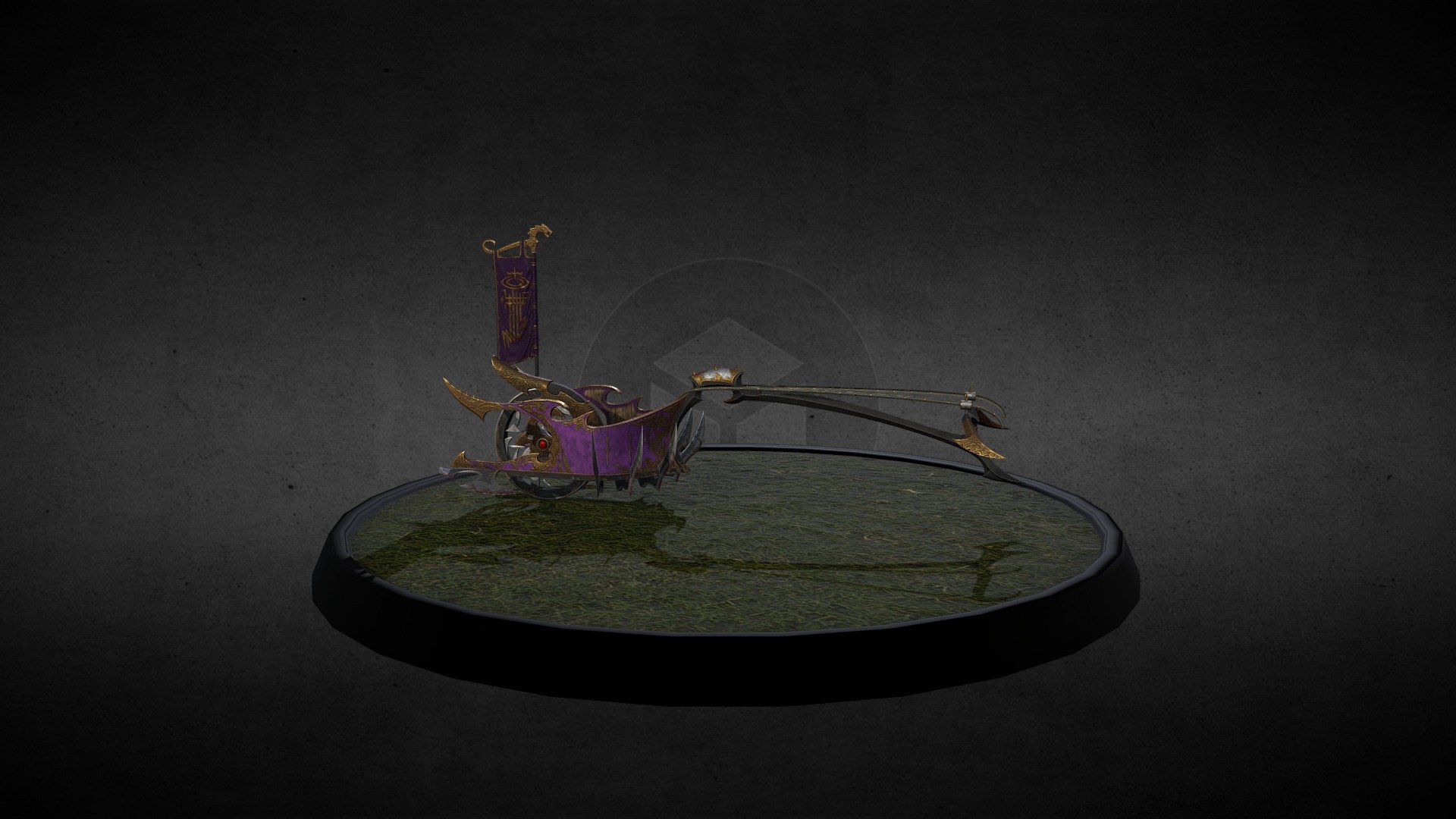 Druchii Chariot - Created for Creative Assembly for Total War Warhammer 2 - Druchii Chariot - 3D model by Andrew Phelan (@korphaeron99) 3d model
