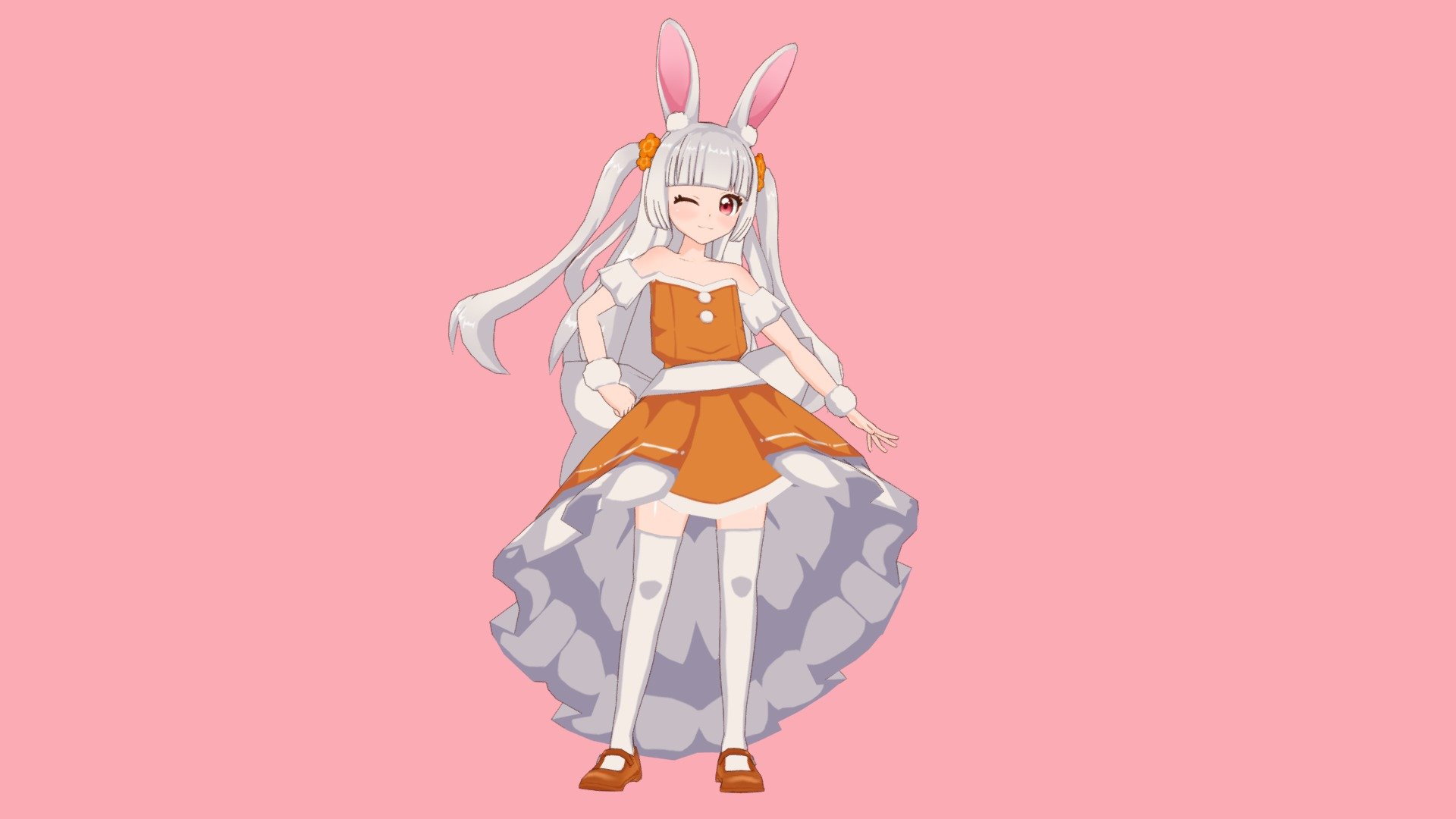 宇宙のウサミミお姫さま
Cosmic Rabbit Princess - Rabitan - 3D model by ヤマグチタケヒロ (@take2mbh) 3d model