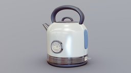 Teapot KitfortKT teapot, classic, ready, metalic, water, old, ready-to-use, game, pbr, kitfort