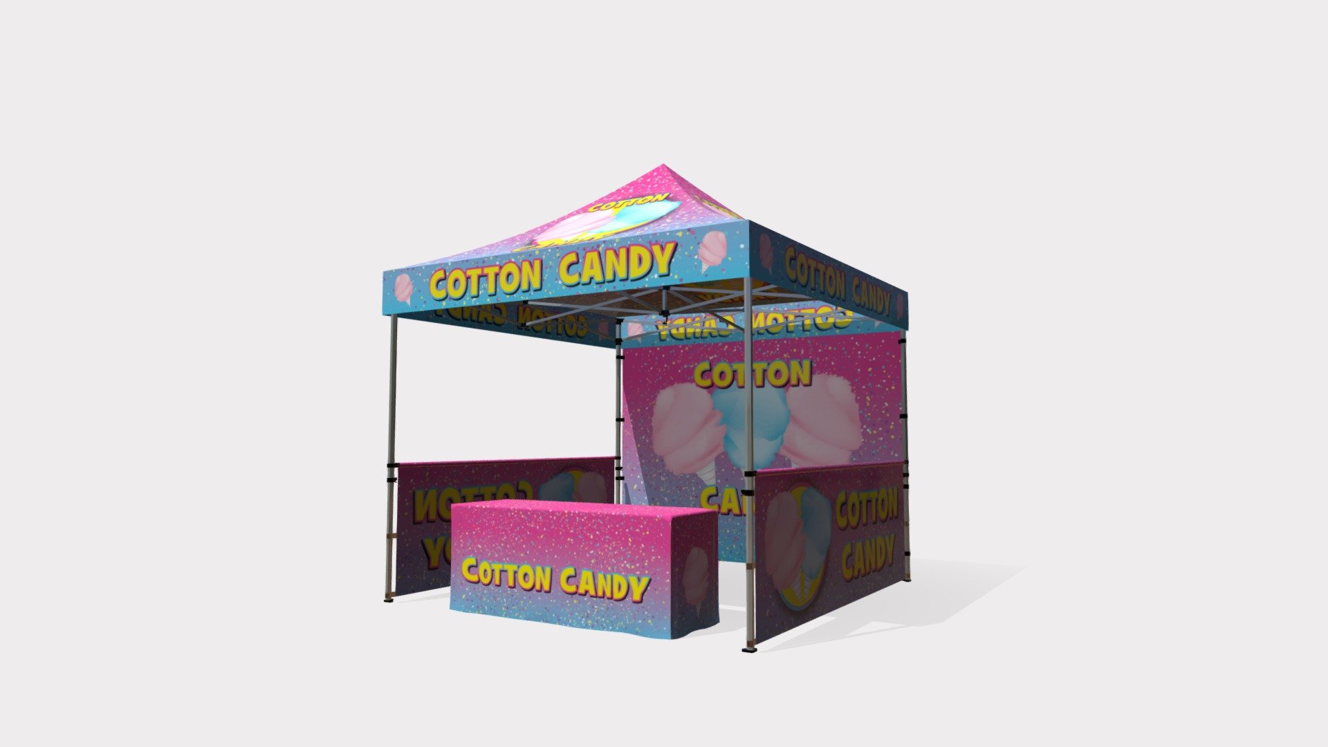 Celina Tent US-Cotton Candy Tent - 3D model by celinatent 3d model