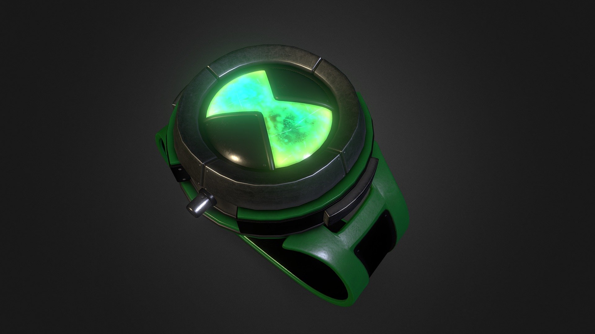 The alien watch from the TV Show Ben 10: Alien Force - Ben 10 - Omnitrix - 3D model by Ethan Taylor (@s3659196) 3d model