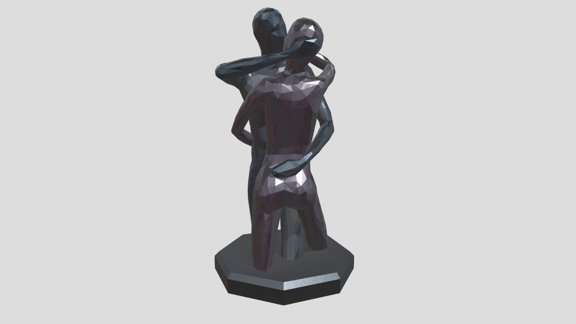 French geometric design marble lovers statue ornaments - French geometric design marble lovers statue - Buy Royalty Free 3D model by Jackey&Design (@1394725324zhang) 3d model