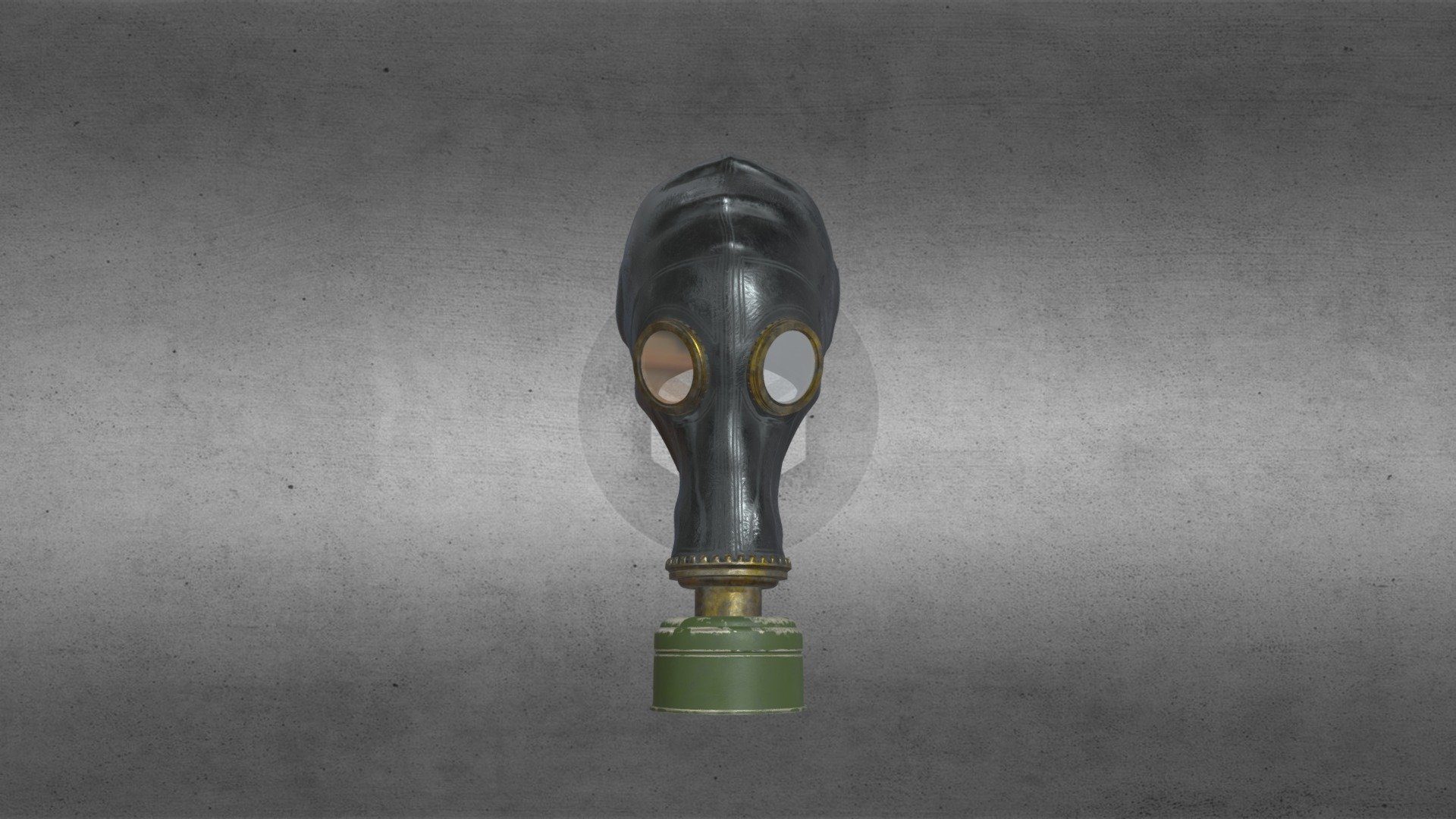 The gas mask provides effective protection against respiratory, spectacles and facial skin during chemical, biological and radioactive contamination. It can be used by the military, police and civil defense, and can also be used in different fields such as industry, agriculture, warehouse and scientific research 3d model