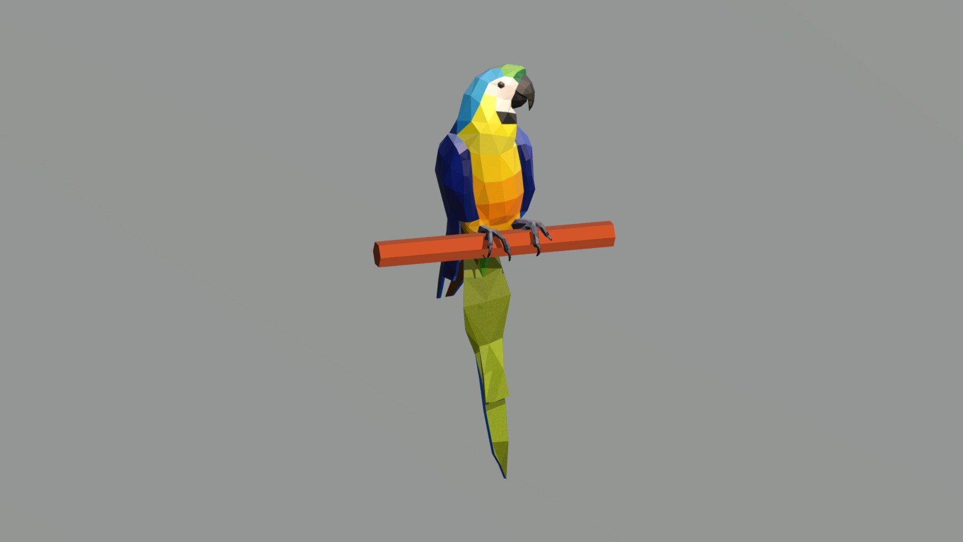 Hello, I hope you guys like, comment, follow and download my 3D models! This is a Macaw, it is low poly. Everyday, I will be making and uploading cool 3D models. As a result, plz follow me. Like, comment, follow and download my 3D models or you will become a low poly person

BONUS:

1) Subscribe to my YOUTUBE CHANNEL and I will make you popular by liking all your models. My      YOUTUBE CHANNEL: FIELDFLY3R

2) Join my DISCORD SERVER and I will join your DISCORD SERVER if you have DISCORD. 
    My DISCORD: FIELDFLY3R

3) Follow me on TIK TOK and I will also follow you on TIK TOK if you have an ACCOUNT. My TIK TOK: FIELDFLY3R

4) Friend me on ROBLOX and I will accept the REQUEST. My ROBLOX: Jerrickbo - Low Poly Macaw - 3D model by FIELDFLY3R 3d model