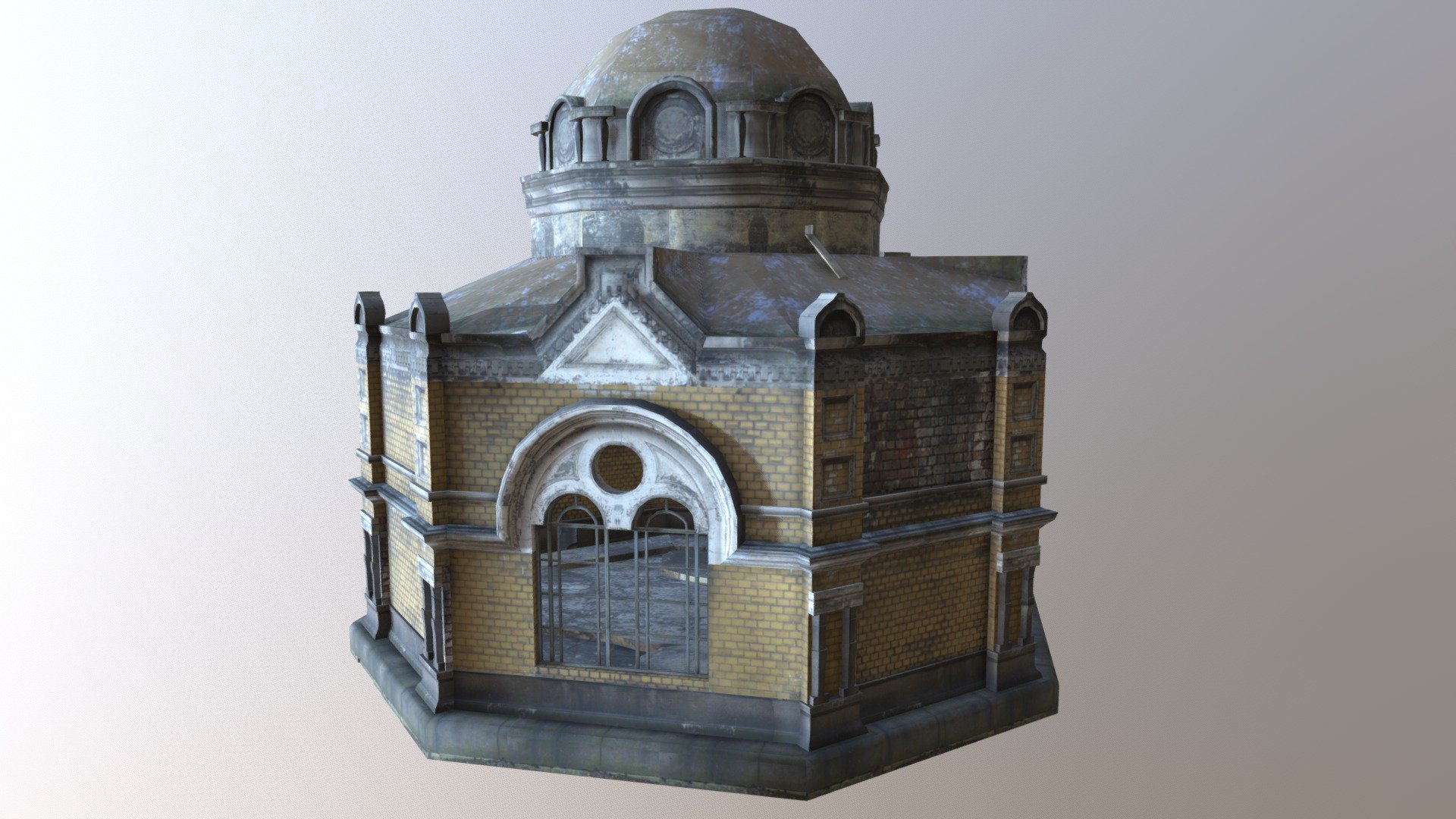 Detailed old crypt model. Usable for 1p and 3p games and also for games with isometric view.
2048x2048 texture 3d model