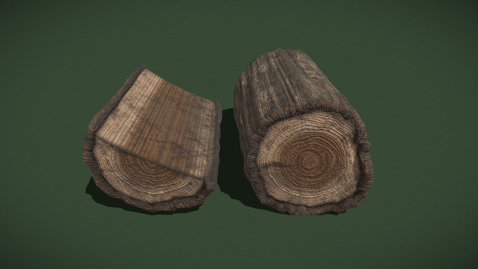 Wood Log 3D Model PBR Texture - Log_FBX - Buy Royalty Free 3D model by GetDeadEntertainment 3d model