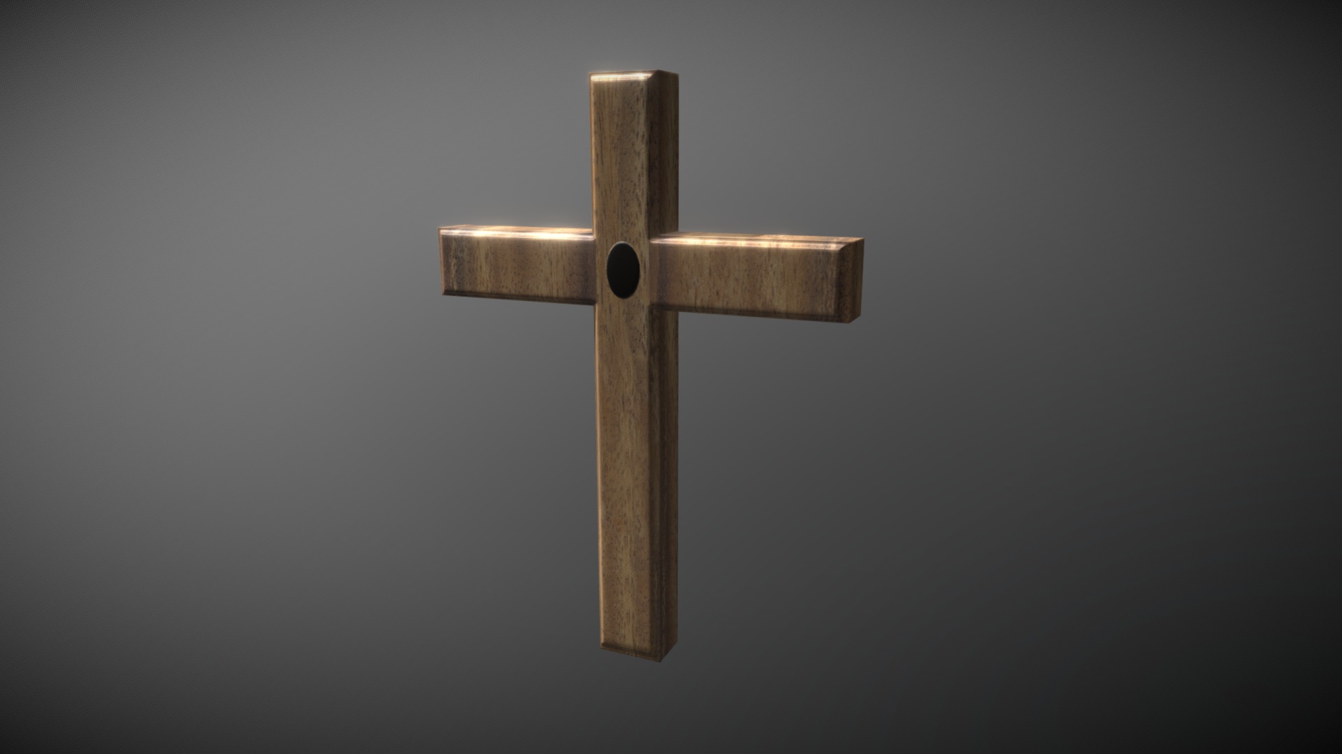 Low poly crusifix with diffuse and a normal texture - Crusifix - Download Free 3D model by spooneystone 3d model