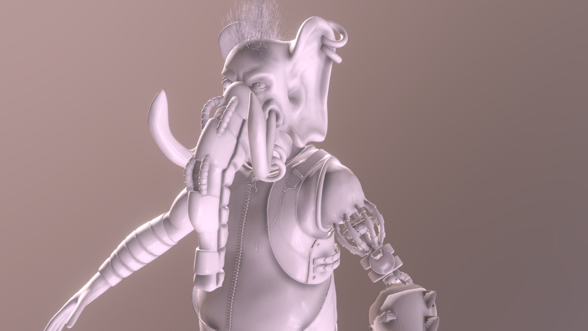 This is just a decimated version of my sculpt. 3d model