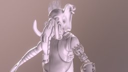 Elephant Mutant From Cyberpunk Era