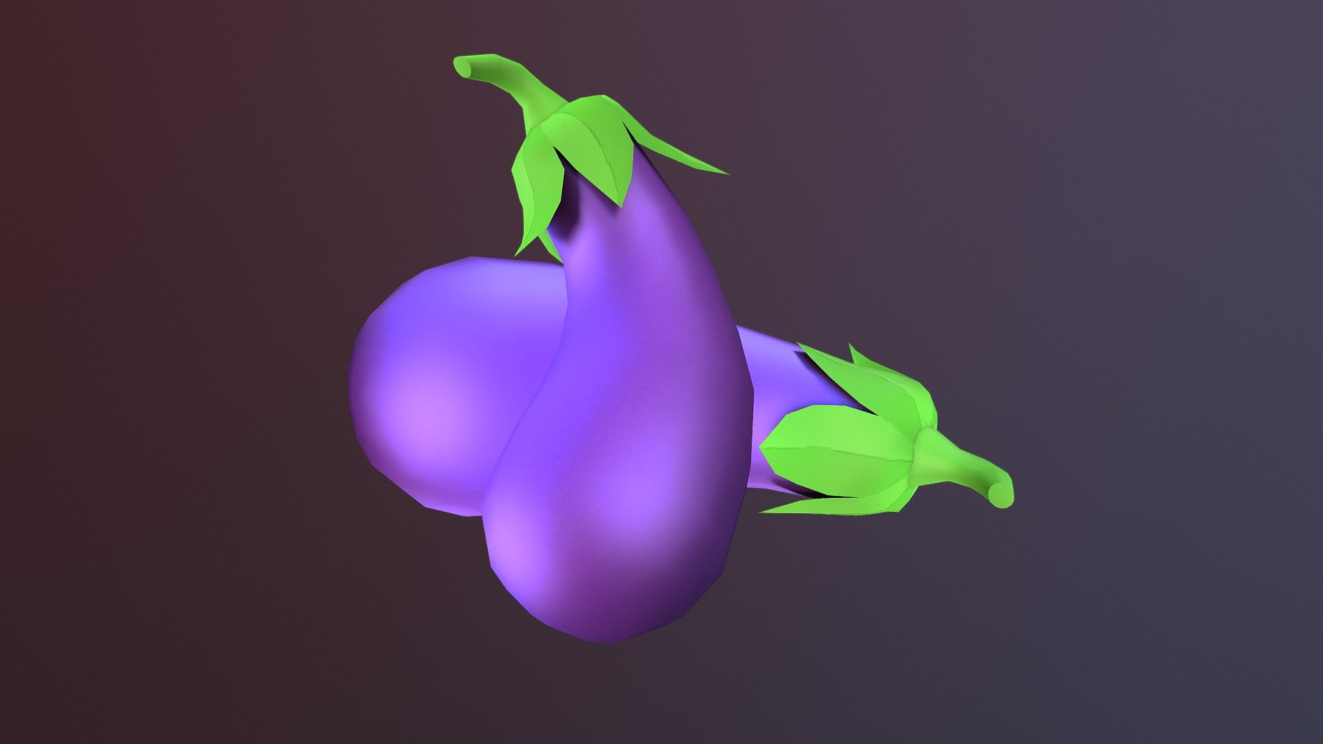 Eggplant - 3D model by LightPhantom 3d model
