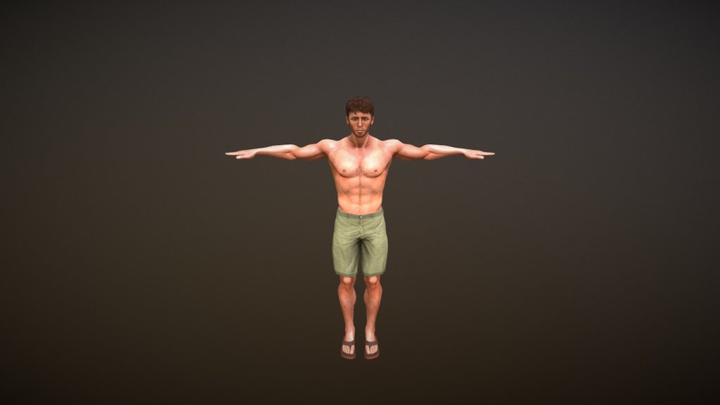 3D human character - Mitya - 3D model by kirik-20 3d model