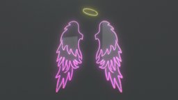 Angel Wings bar, modern, led, photo, cute, other, club, wings, tube, angel, electronics, sign, selfie, opportunity, decor, neon, call, advertising, backlight, glass, decoration, street, light, wall, neonflex