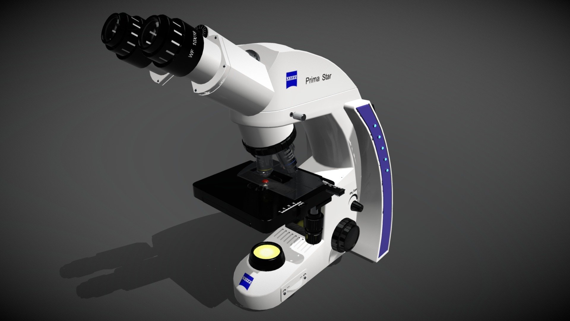 Microscope - 3D model by Johann.Dubois 3d model