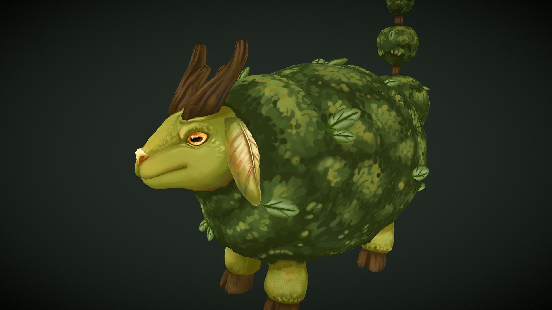 Here is a little sheep creature I created for a personal project!

InkRoseInc.com - Shrub Sheep - 3D model by inkrose 3d model