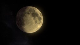 Moon sky, planet, moon, time, discovery, half, dream, flight, night, day, morning, sun, stars, science, rocket, yellow, cheese, melon, shine, evening, 3d, model, fly, sketchfab, wolf, download, space