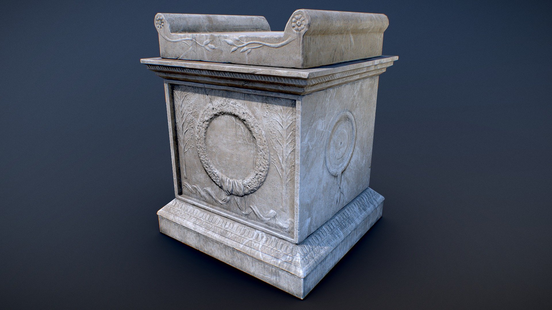 FR: Autel Romain, modélisé pour un projet professionnel. 

ENG: Roman Altar, modeled for a professional project.

3DSMax / ZBrush / Substance Painter

Artstation project page


Store version contains: fbx and obj model files and 2k png textures compatible with UE4 (packed and unpacked) and Unity HDRP (metallic) 3d model