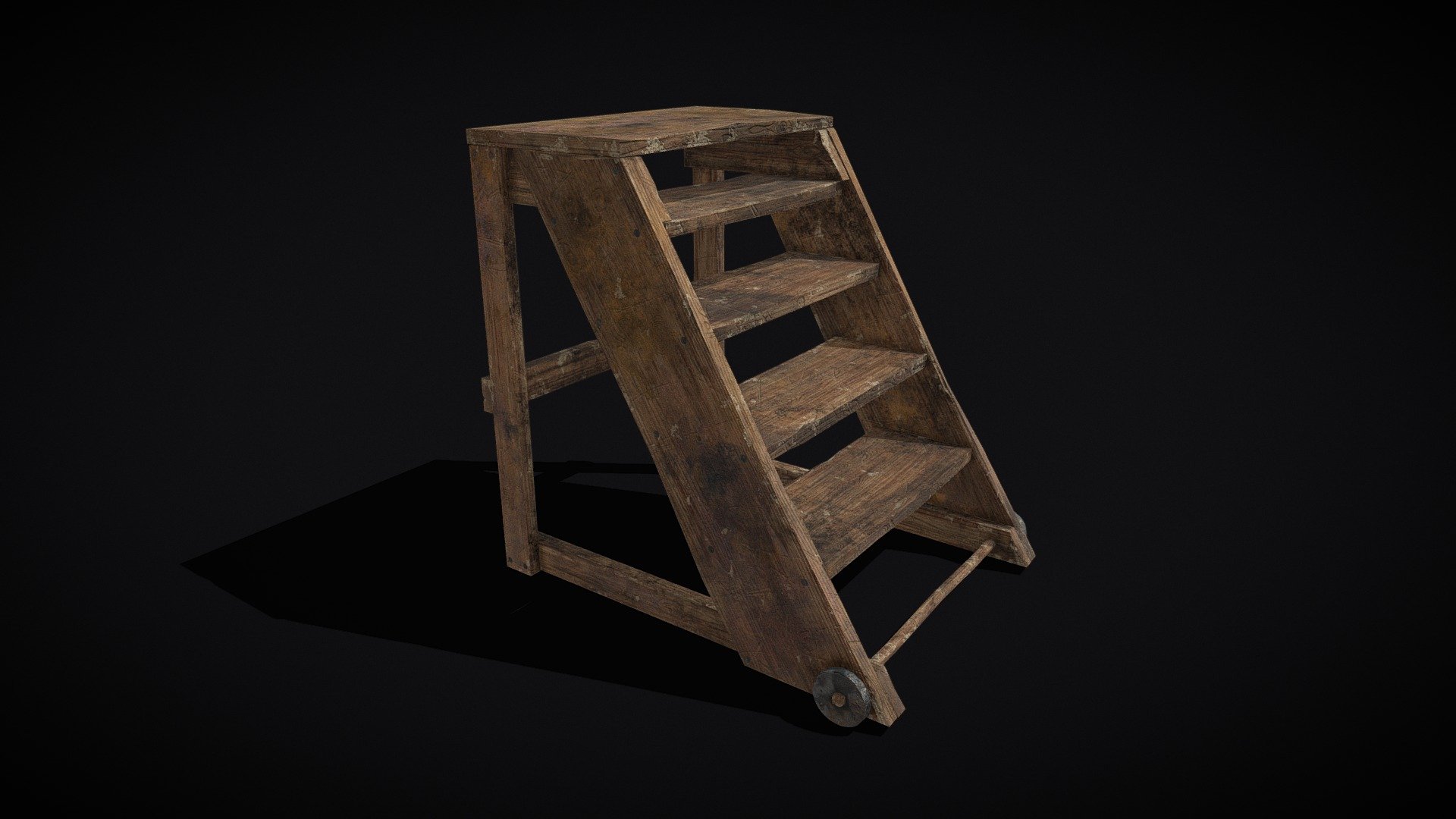 Medieval_Five_Step_Step_Ladder_With_Wheels
VR / AR / Low-poly
PBR approved
Geometry Polygon mesh
Polygons 3,839
Vertices 3,394
Textures 4K PNG - Medieval Five Step Step Ladder With Wheels - Buy Royalty Free 3D model by GetDeadEntertainment 3d model