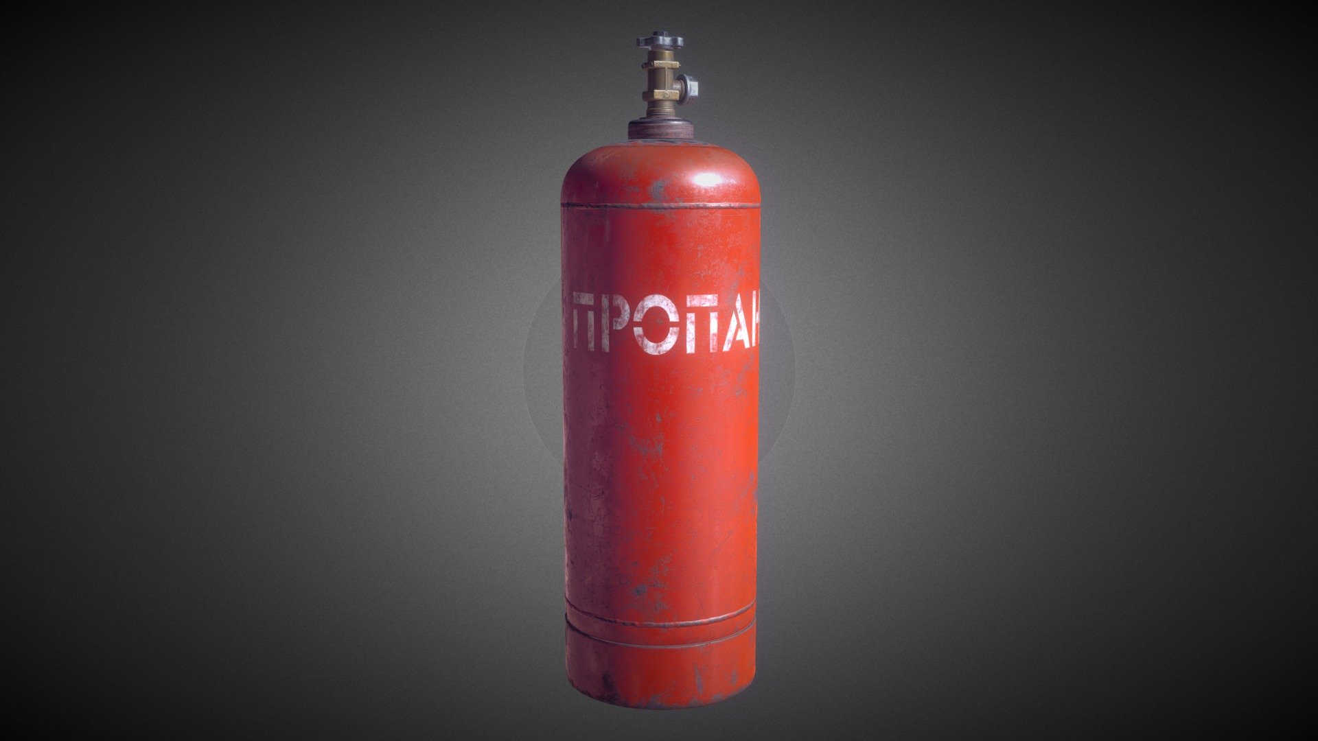 Propane Gas Cylinder - Gas cylinder - 3D model by 40in 3d model