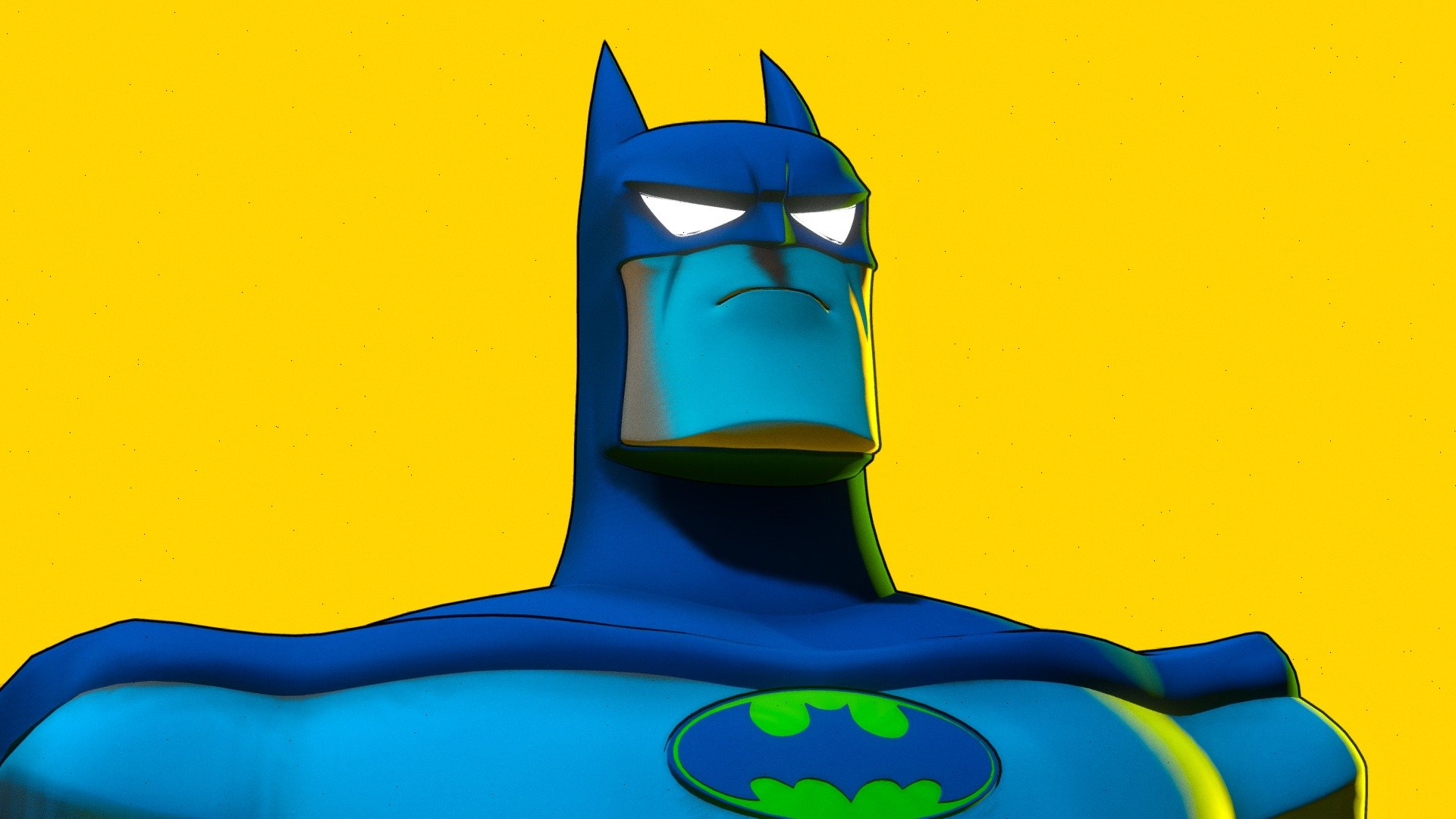 A 3D model based on &ldquo;Batman: The Animated Series