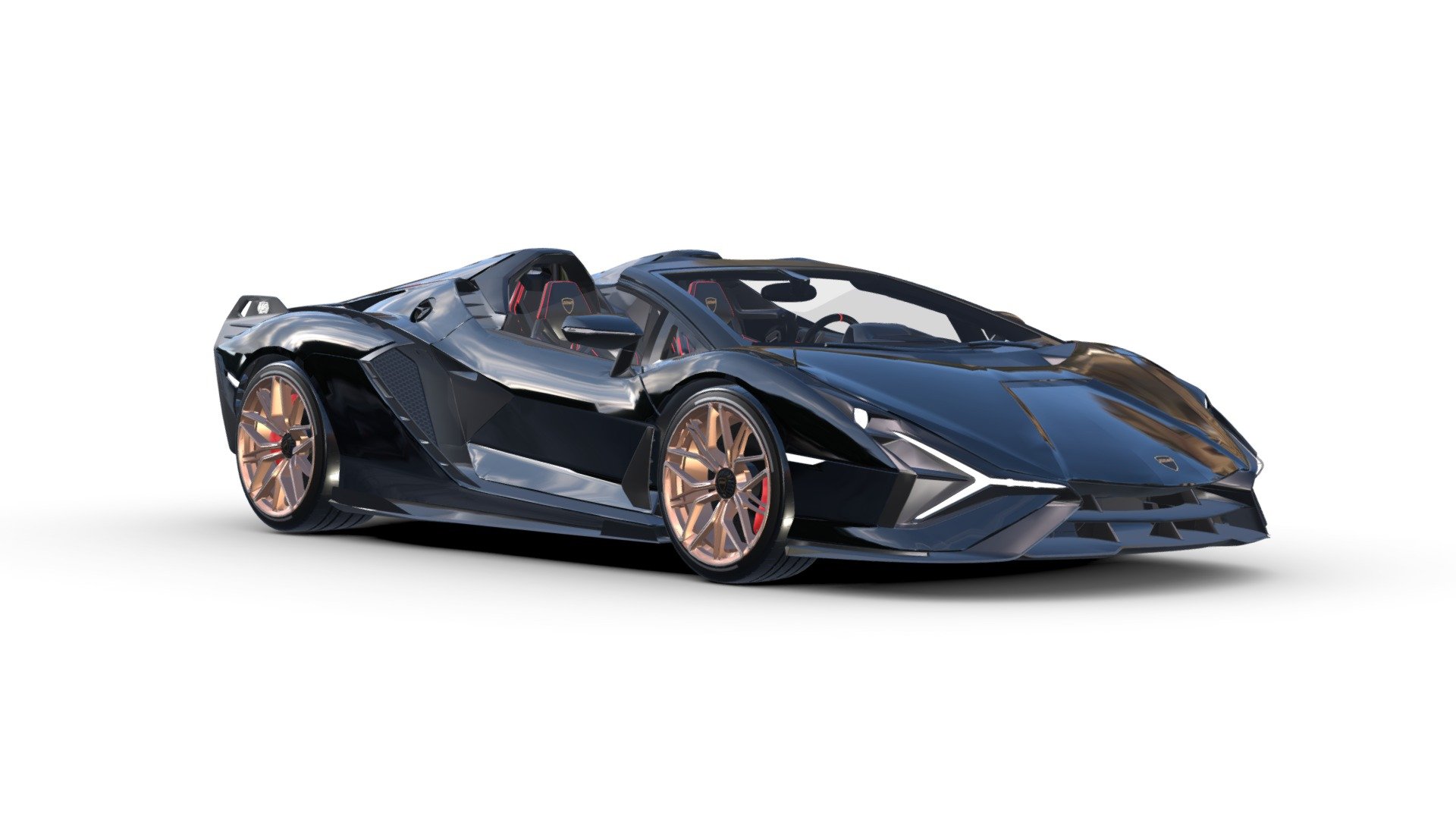 This 3D model shows the 2023 Lamborqhini Sian Roadster, the latest technological feat from the Italian supercar manufacturer. The Sian Roadster is a luxury hybrid car that combines power and elegance in iconic Lamborghini style. This model has been carefully reproduced in a 3D environment, taking into account every detail and shape, which makes it an impressive work of art. This is a perfect example of advanced 3D modeling that impresses with its detailed accuracy and faithfulness to the original.

Customer reviews are extremely important for the development and improvement of services. If you purchased a 3D model in my store, I encourage you to share your opinion by leaving a rating (stars). This will help me understand your expectations and adapt
 offer to suit your needs. Thank you for your time and support! - 3d model supercar Sian Roadster VR ready - 3D model by zizian 3d model