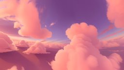 Stylized Cloudy Sky 011 scene, sky, 360, clouds, level, rose, day, sunny, panorama, leveldesign, casual, dreamy, 6k, wallpaper, skybox, cloudy, cubemap, cartoon, stylized, blue, anime, environment, noai, createdwithai