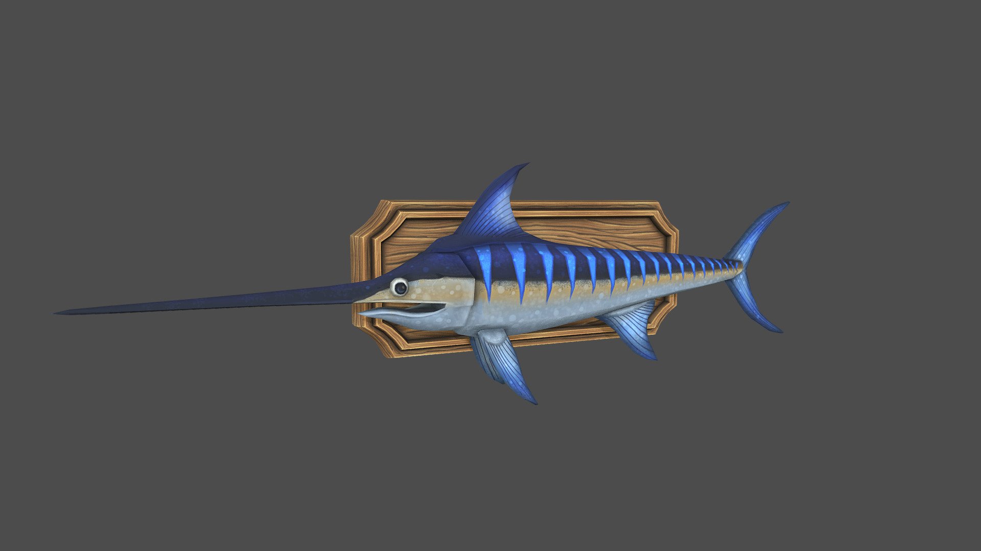 Swordfish - 3D model by Saig 3d model