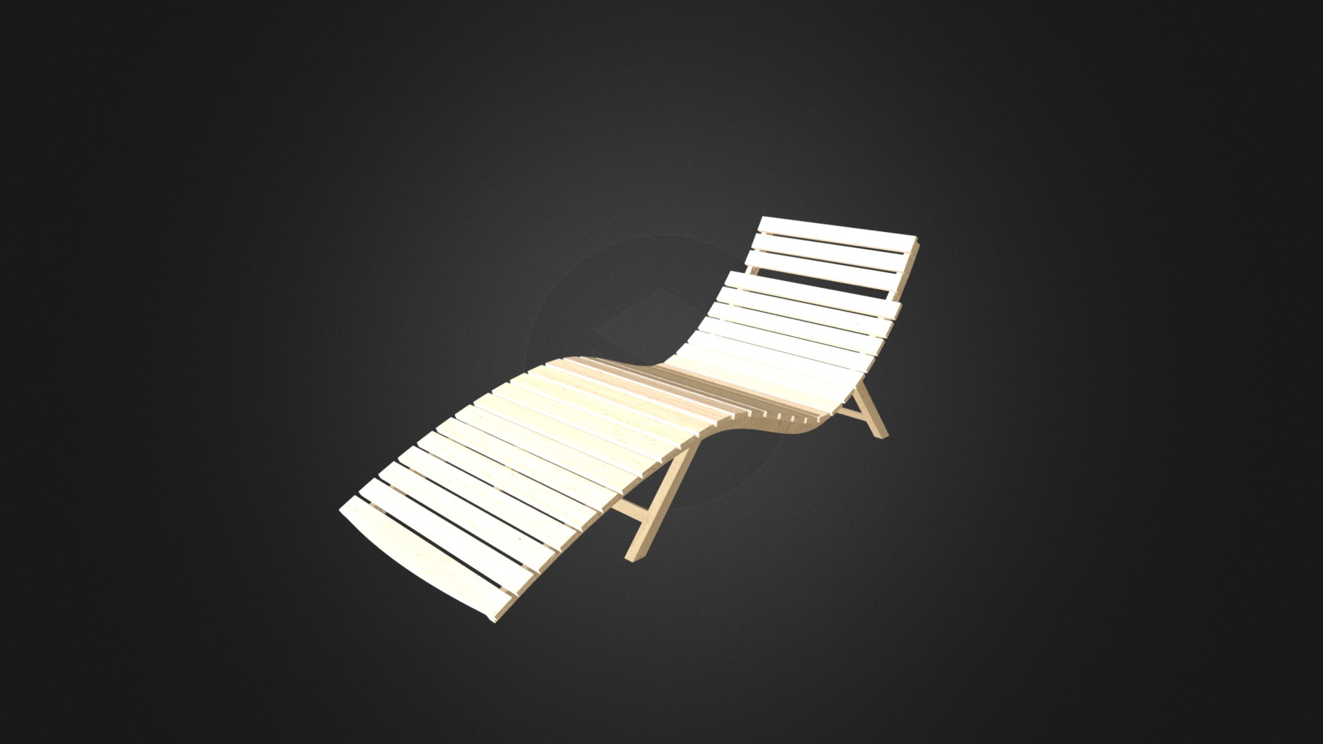 Wooden Deck Chair D Model - Wooden Deck Chair D Model - Buy Royalty Free 3D model by cgaxis 3d model