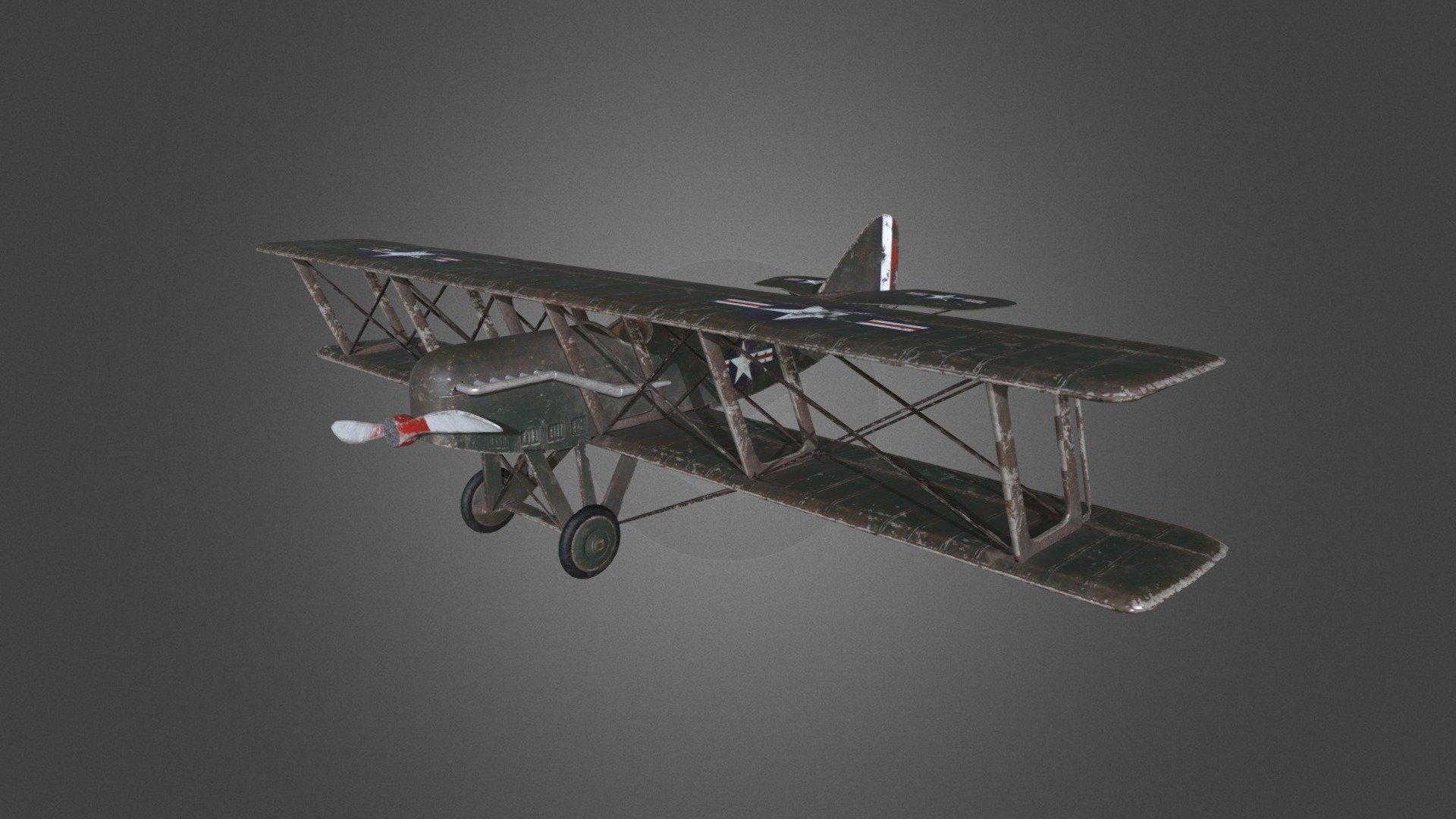 Old WW1 plane. Low poly
texture - 2048x2048
Modelled in 3ds max studio. Textured and baked in Substance painte - Old WW1 plane - low poly - 3D model by RafalTlalka 3d model