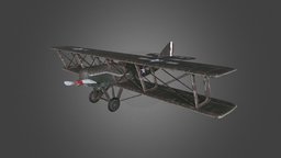 Old WW1 plane usaf, ww1, substancec, substancepainter, plane