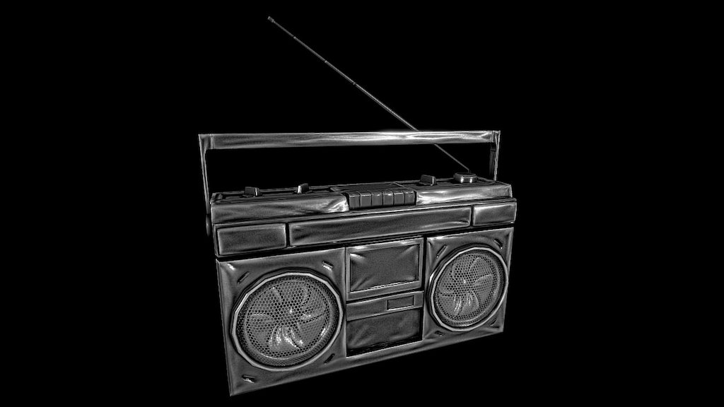 Cloth Boombox - 3D model by Pavel V (@pavel) 3d model