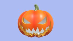 Halloween Pumpkin Jack O Lantern lamp, lantern, plant, fruit, jack, chibi, night, figurine, scary, jackolantern, mask, vegetables, squash, october, lampion, horro, character, monster, ghost, halloween, pumpkin, spooky, 31october