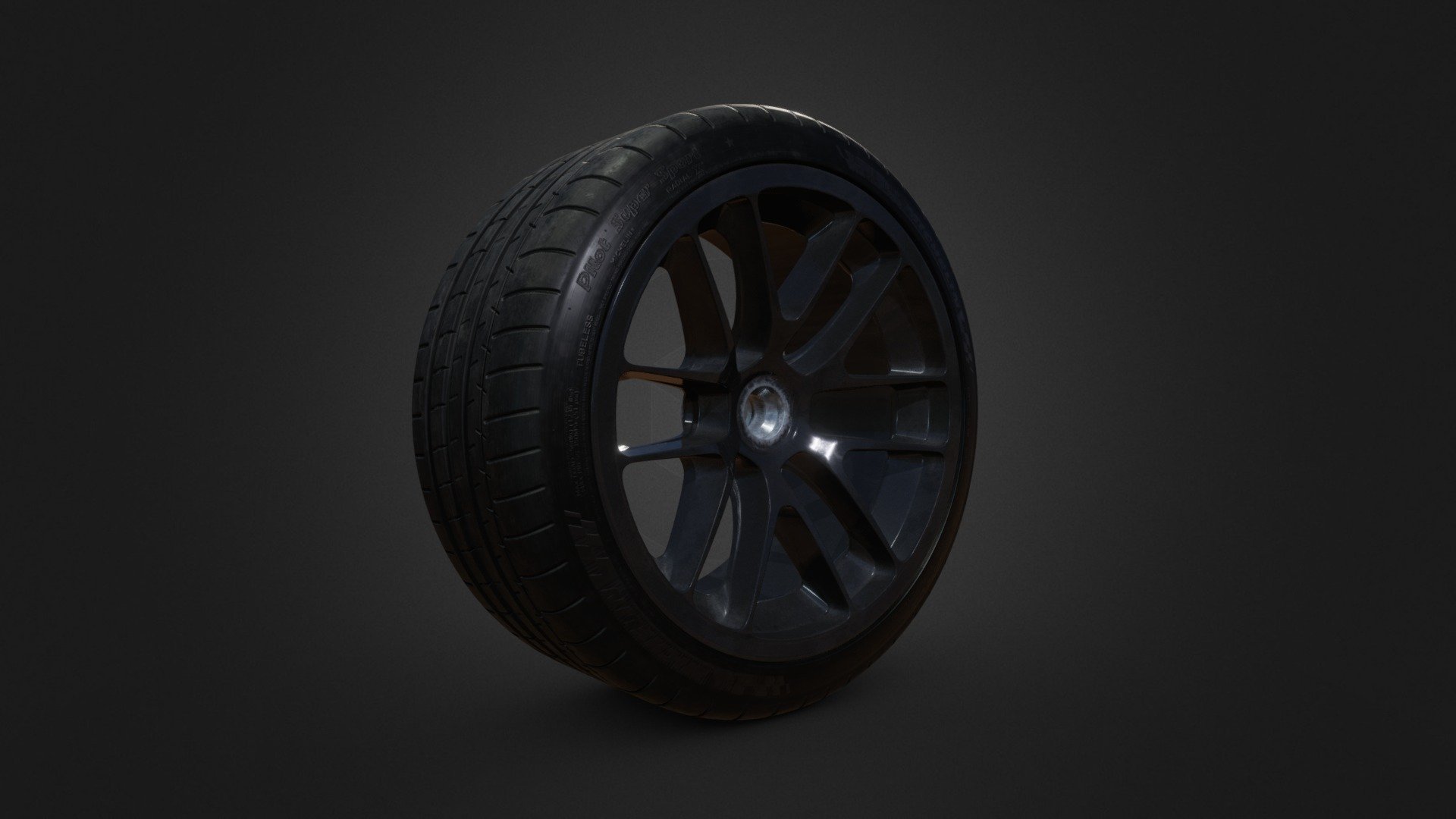50% off
High detailed PBR model of Michelin Pilot Super Sport tire and GT 3 rim with a mid polygon count LOD 0, keeping the details very high and realistic.
The model is AAA game ready with high detail PBR

3D StudioMax, Substance Painter

If you liked this model, check some of my other desighs 3d model