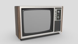 Vintage TV tv, vintage, retro, television, 80s, panasonic, woodgrain